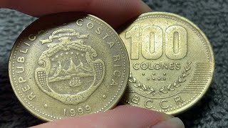 1999 Costa Rica 100 Colones Coin  Values, Information, Mintage, History, And More