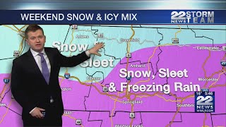 Light snow Friday AM, Winter Storm Watch for the weekend
