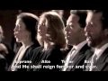 Handel: "Hallelujah" Chorus from Messiah, an English oratorio