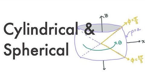 Calculus 3: Cylindrical & Spherical Coordinates 15.7