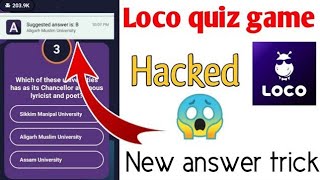 All new loco answer app | loco quiz h@cked | loco quiz hack in 2020 screenshot 2
