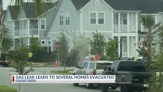 Several homes on Denham Street in Carnes Crossroads evacuated due to gas leak