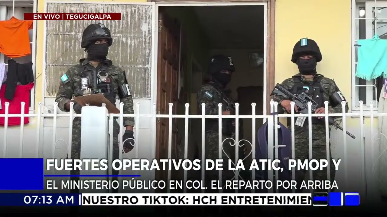 Se realizan fuertes operativos de la ATIC, PMOP y el MP en la colonia Reparto por arriba