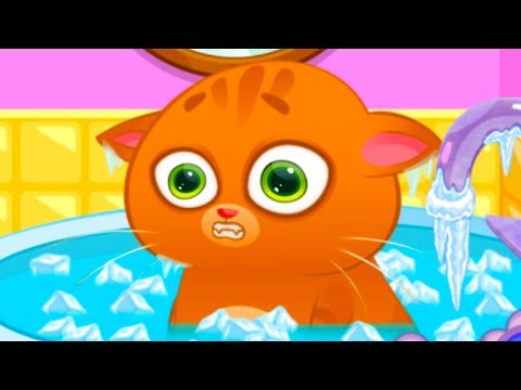 КОТЕНОК БУБУ в САЛОНЕ КРАСОТЫ #123 Кот принимает горячую и холодную ванну - Пурумчата