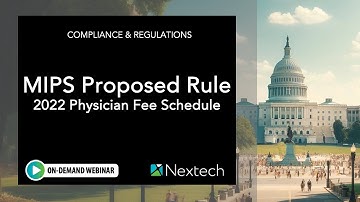 WEBINAR: Learn What CMS Finalized for MIPS in 2022
