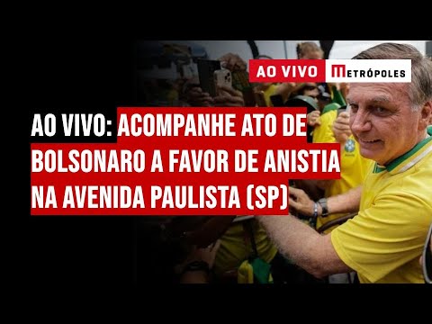 Ao vivo: acompanhe ato de Bolsonaro a favor de anistia na Avenida Paulista (SP)