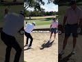 Phil gives Bryson a bunker lesson   livgolf  shorts