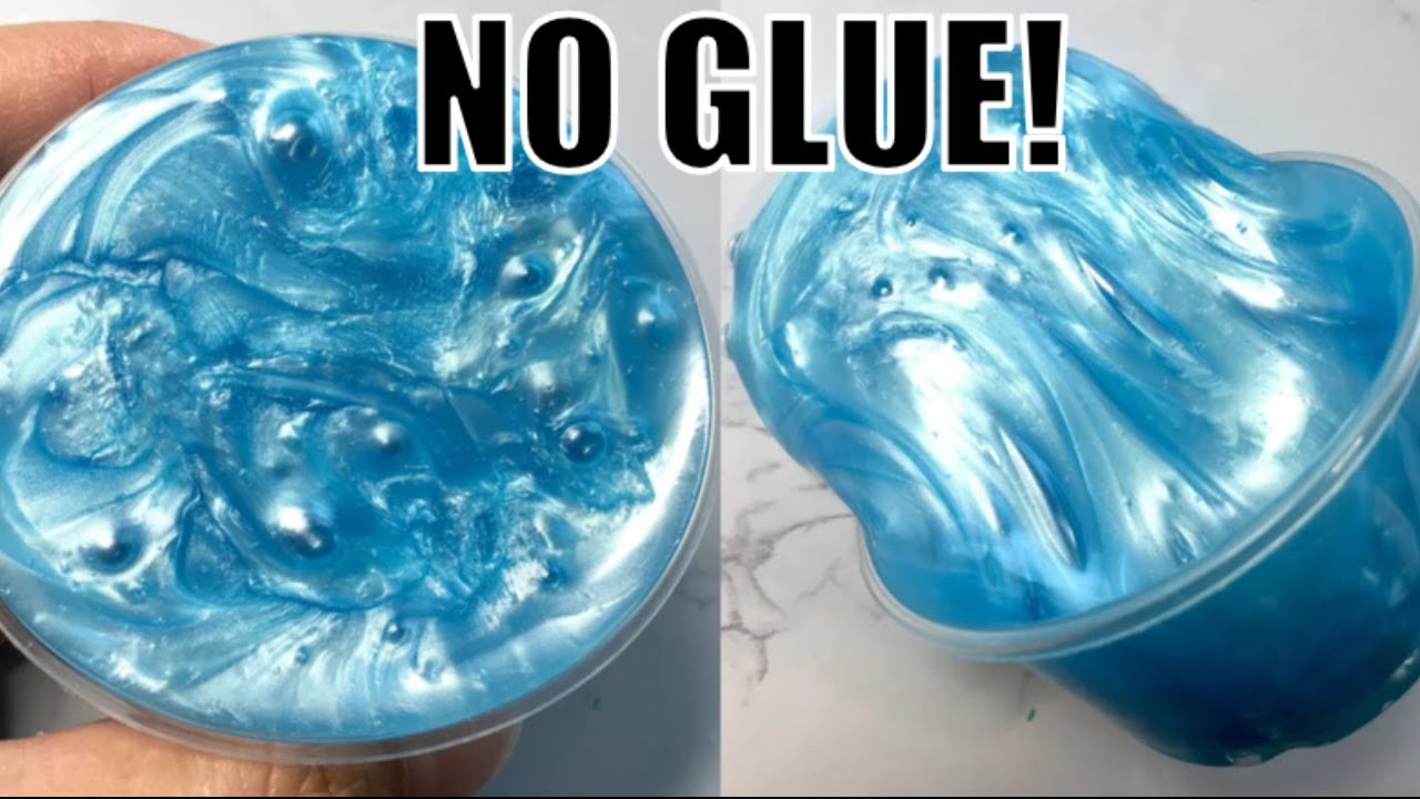 How To Make Slime With Glue Without Activator How To Make Clear Slime