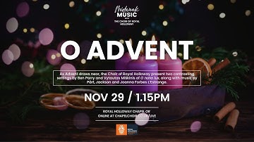 Midweek Music 29th November 2023 | O Advent
