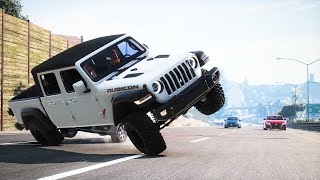 BeamNG Drive  Realistic Rollover Crashes #4 digital DRIVE