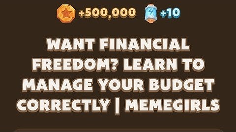 Memefi New codes I Want Financial Freedom? Learn to Manage Your Budget Correctly | MemeGirls