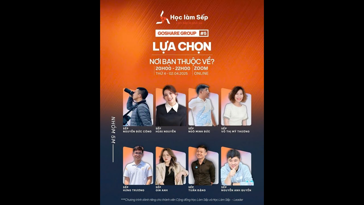 Outline Video GoShare Group #5 - Lựa chọn nơi bạn thuộc về