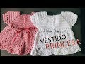 Vestido de crochê infantil - Passo a passo