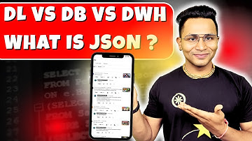 Should I explain about JSON files? What is JSON? DB vs DL vs DWH comment