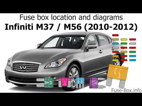 Fuse box location and diagrams: Infiniti M37, M56 (2010-2012)