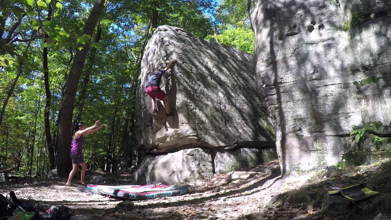 Bouldering in CoopersRock