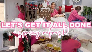2024 GETTING READY FOR SPRING! | SAHM GET IT ALL DONE | SPRING REFRESH | Lauren Yarbrough
