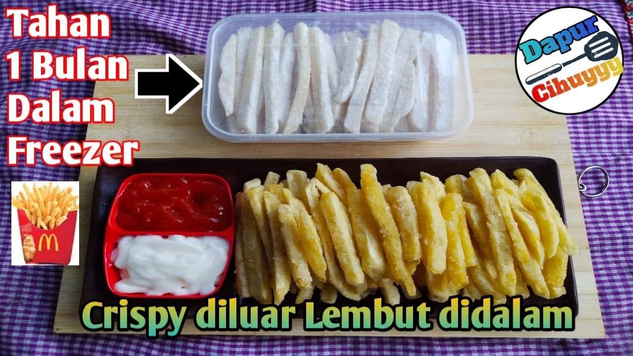 Resep Dan Cara Membuat French Fries / Kentang Goreng 