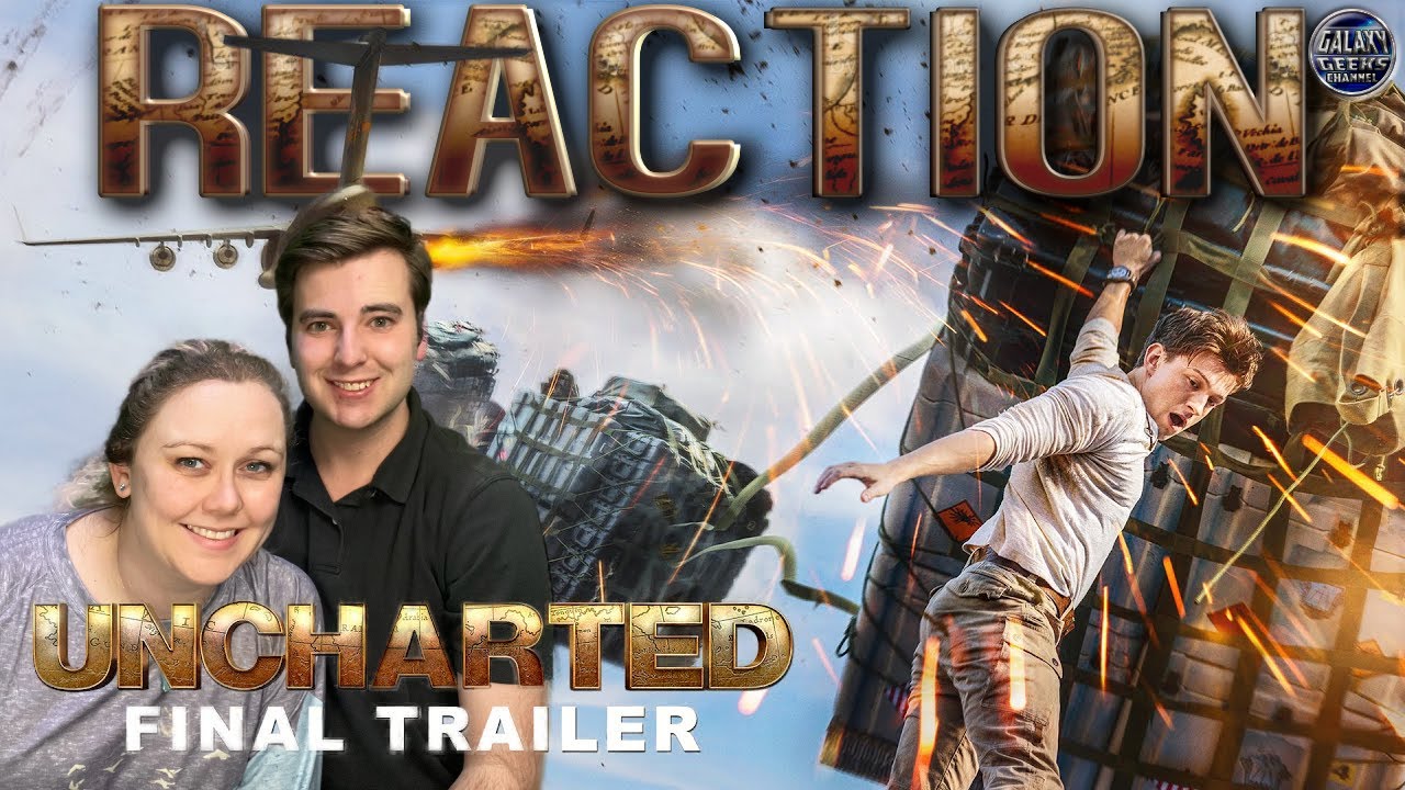 Uncharted - Official Final Trailer Reaction (2022) Tom Holland, Mark Wahlberg