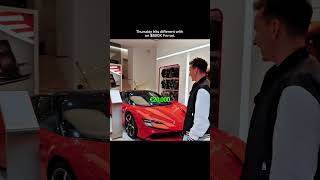 If you buy a Ferrari, you do it right: hand-painted logos, carbon-fiber wheels, and a proper spoiler