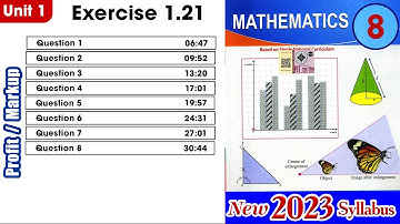 Exercise 1.21 | Class 8 | New Syllabus 2023@educationuptoclass12