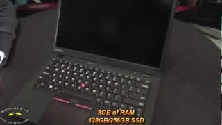 Lenovo Thinkpad X1 Carbon Ultrabook Hands-On Booredatwork