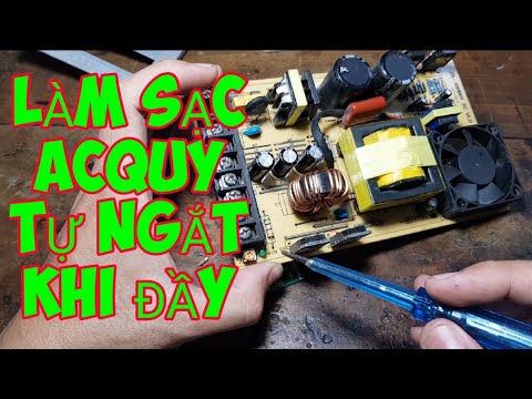 Video MOD NGUỒN TỔ ONG 12V THÀNH SẠC ACQUY TỰ NGẮT KHI ĐẦY - youtube