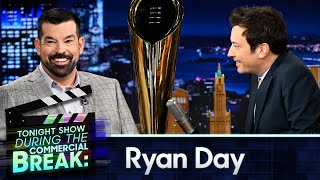 Jimmy Tries to Lift Ohio State s Championship Trophy with Ryan Day During Commercial Break