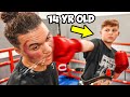 Elite Boxer Pretends To Be Noob Vs Jarvis (14 Year Old World Champion)