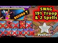 Champions Champion Challenge Clash of Clans - coc - Easily 3 star with SWAG 191 Troops &amp; 2 Spells
