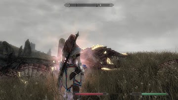 Skyrim SE Short Gameplay 2 (ESO-UI Micro Mod + Dint999 Aloy Outfit)