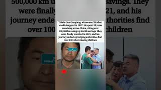 24 years searching. 500,000 km. Found his son. 🚲🇨🇳😭 #son #missing #touching #sad #shorts #fyp