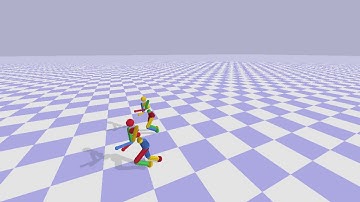 RL humanoids learning to run (inference at over 1000 FPS, 18 times real-time)