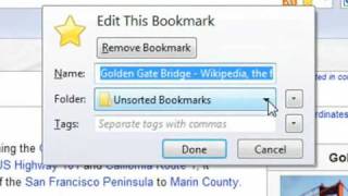 Firefox3 bookmarks