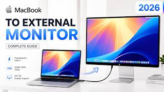 How To Connect Mac To Monitor | Macbook External Display Setup 2026 |