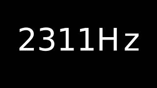 Speaker Sound Test 2311Hz