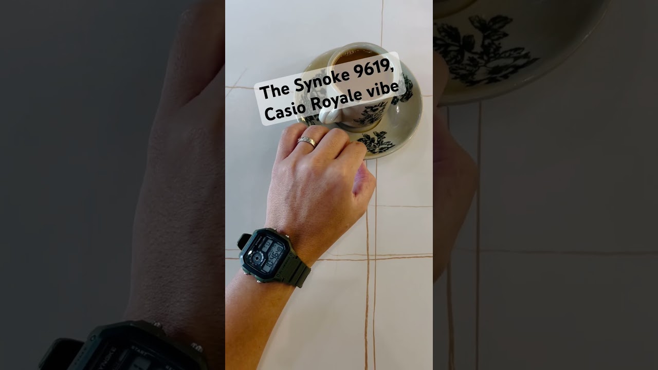 Synoke 9619, a watch with the Casio Royale vibe. 