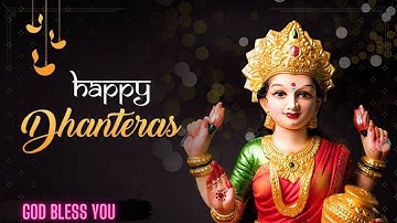 Happy Dhanteras Whatsapp status video song in 4k full screen | Laxmi, Ganesh & kuber Bhandari status