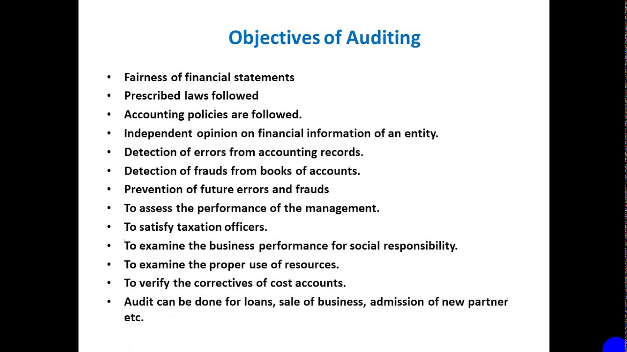 Chapter 1 lecture 2 Characteristics of audit Pashto version YouTube