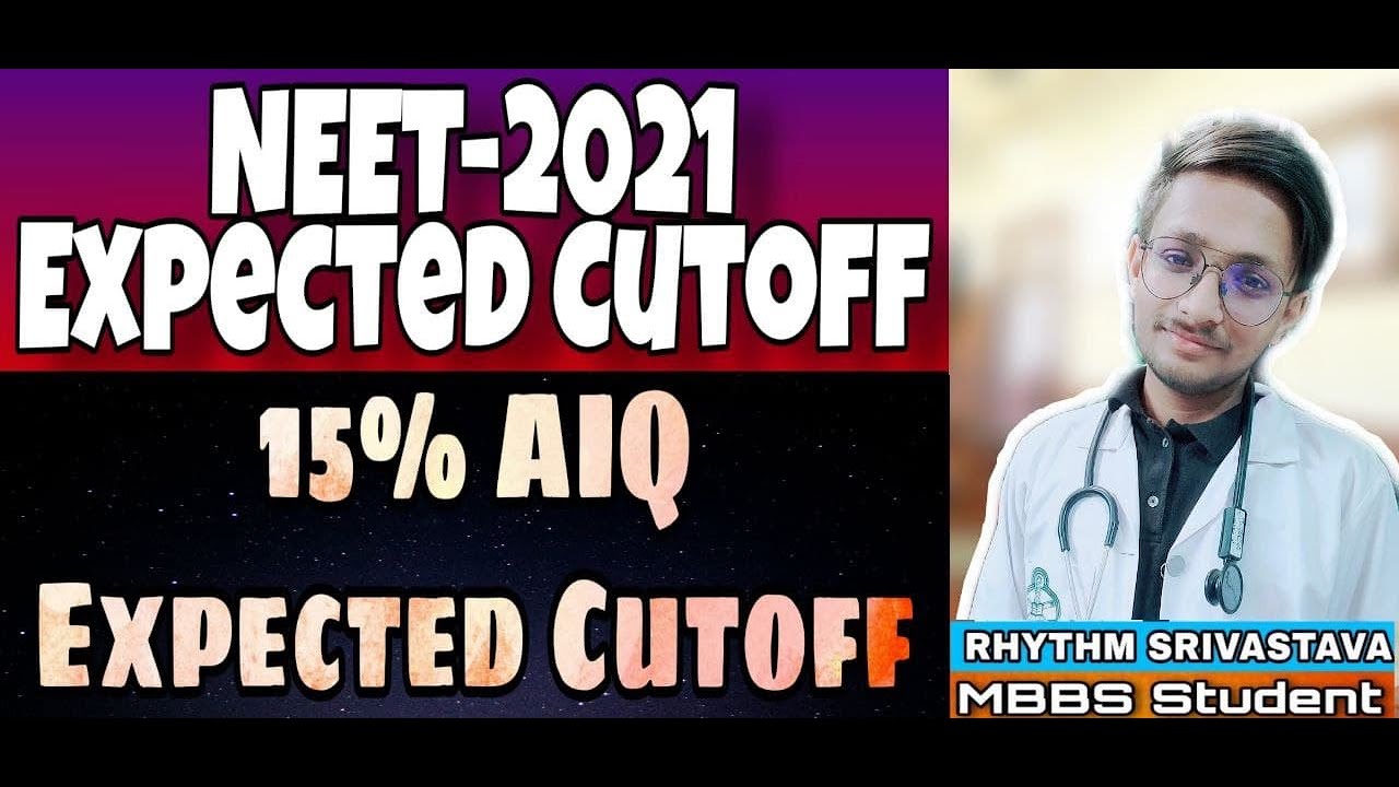NEET-2021 15% AIQ Expected Cutoff 🔥😮 Comparing NEET-2019 & NEET-2020 Trends