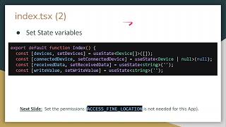 Information Bluetooth Low Energy (BLE) Part 3: Creating App to Read and Write Value Guide