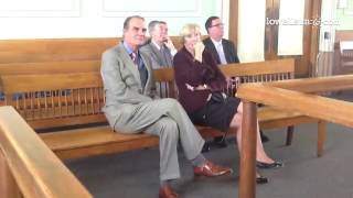 #harryspence.Sitting in Lowell Superior Court civil session during a tour of the courthouse with the