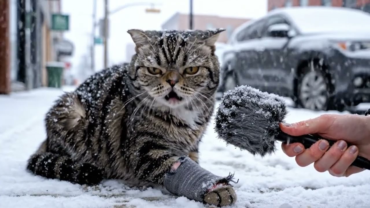 Как бездомные кошки Нью-Йорка отмечают Рождество?