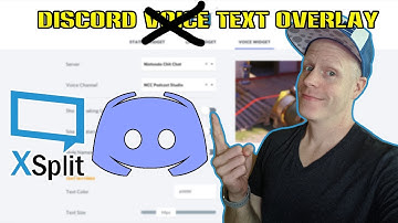 HOW TO ADD DISCORD TEXT CHAT OVERLAY WIDGET IN XSPLIT BROADCASTER! Add Status and Text Chat Easily!