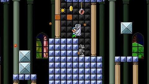 SMBX 1.4.5 Custom Level: Collapsible Stronghold (World 1-Fortress, both exits)