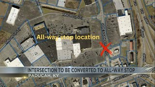 Paducah, Ky intersection to be converted to all-way stop