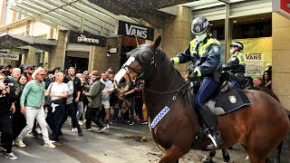 video: Violent clashes in Australia as thousands protest against lockdown