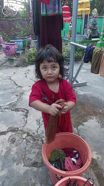 dedek bintang banti mama ntuci baju  part 1 #rajabintang #ulfaridha #cute #fyp