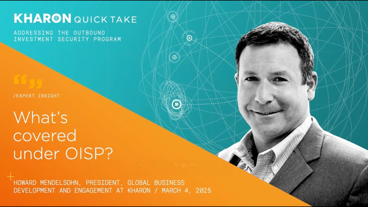 Addressing The Outbound Investment Security Program