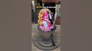 Comemorando do #diadosorvete com sundae na Sorveteria Mônica 🍨#sorvete #sorveteriamonica #shorts